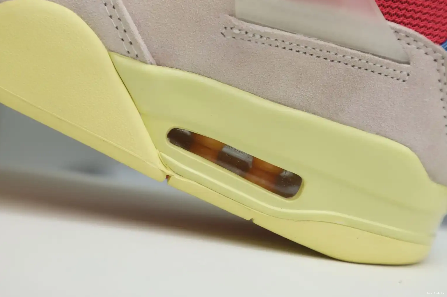 RETRO JORDAN UNION X ICE' 4 'GUAVA LA Kimikick AIR 0709